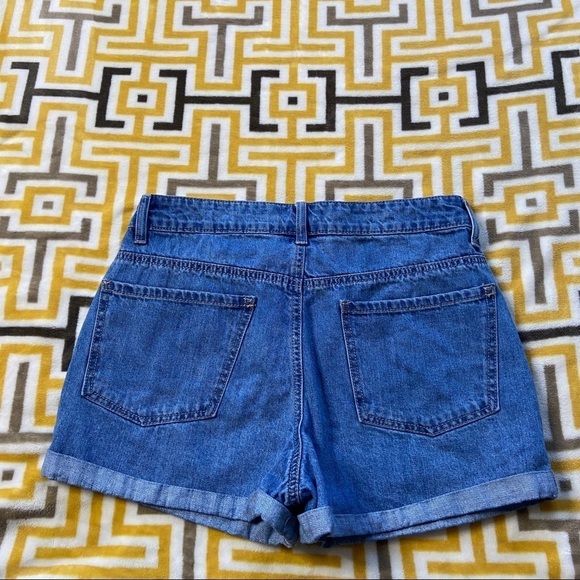 Empyre Juniors Blue Medium Wash Denim Shorts Blue Jean 7 Outdoor Casual Walking - Picture 7 of 8